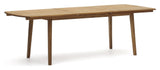 Thianna Garden table with extension, Acacia wood, 180(240)x90