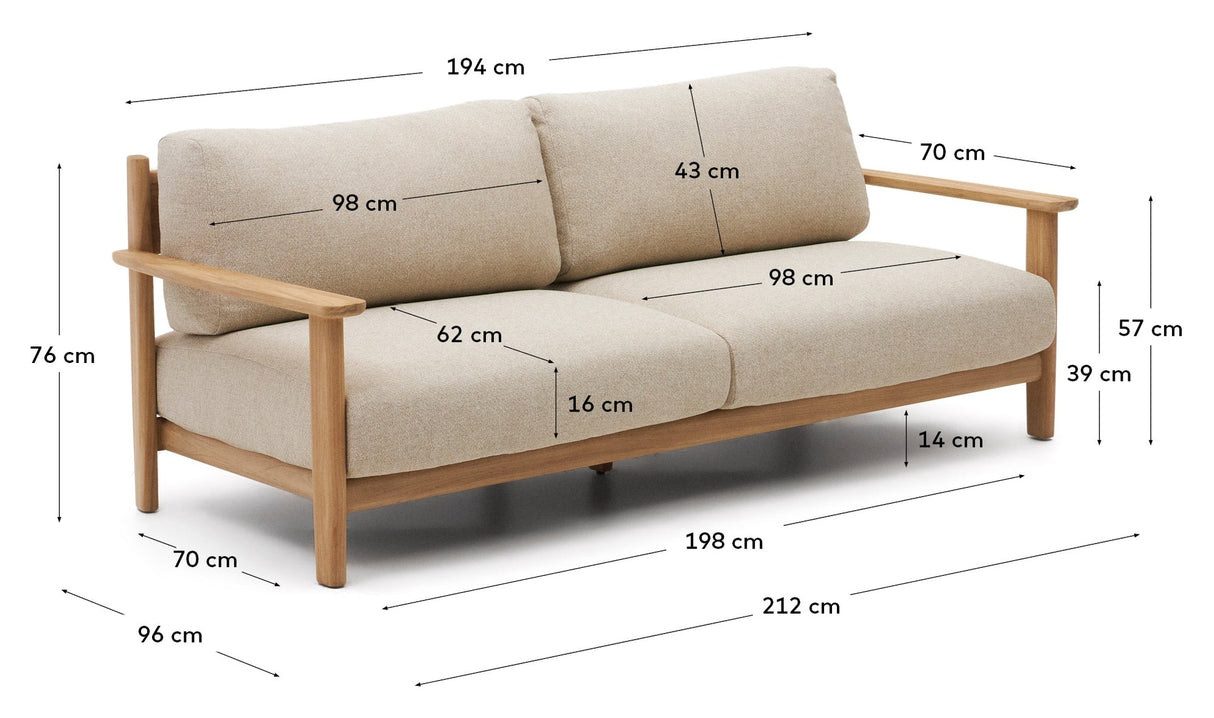 Tirant, 3-pers. Sofa