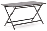 Torreta folding table, black 140 x 70 cm