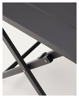 Torreta folding table, black 140 x 70 cm