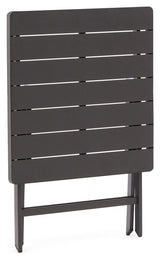 Torreta folding table, black 70 x 70 cm