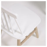 Tressia Children's chair in solid rubber wood, White/nature