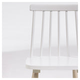 Tressia Children's chair in solid rubber wood, White/nature