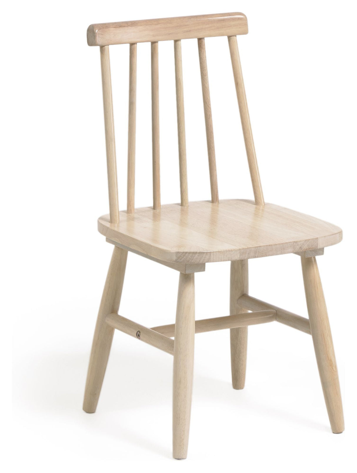 Tressia Children's chair in solid rubber wood, Nature