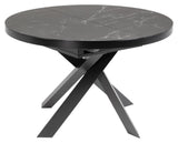 Vashti Dining table Gray, Ø120/Ø160