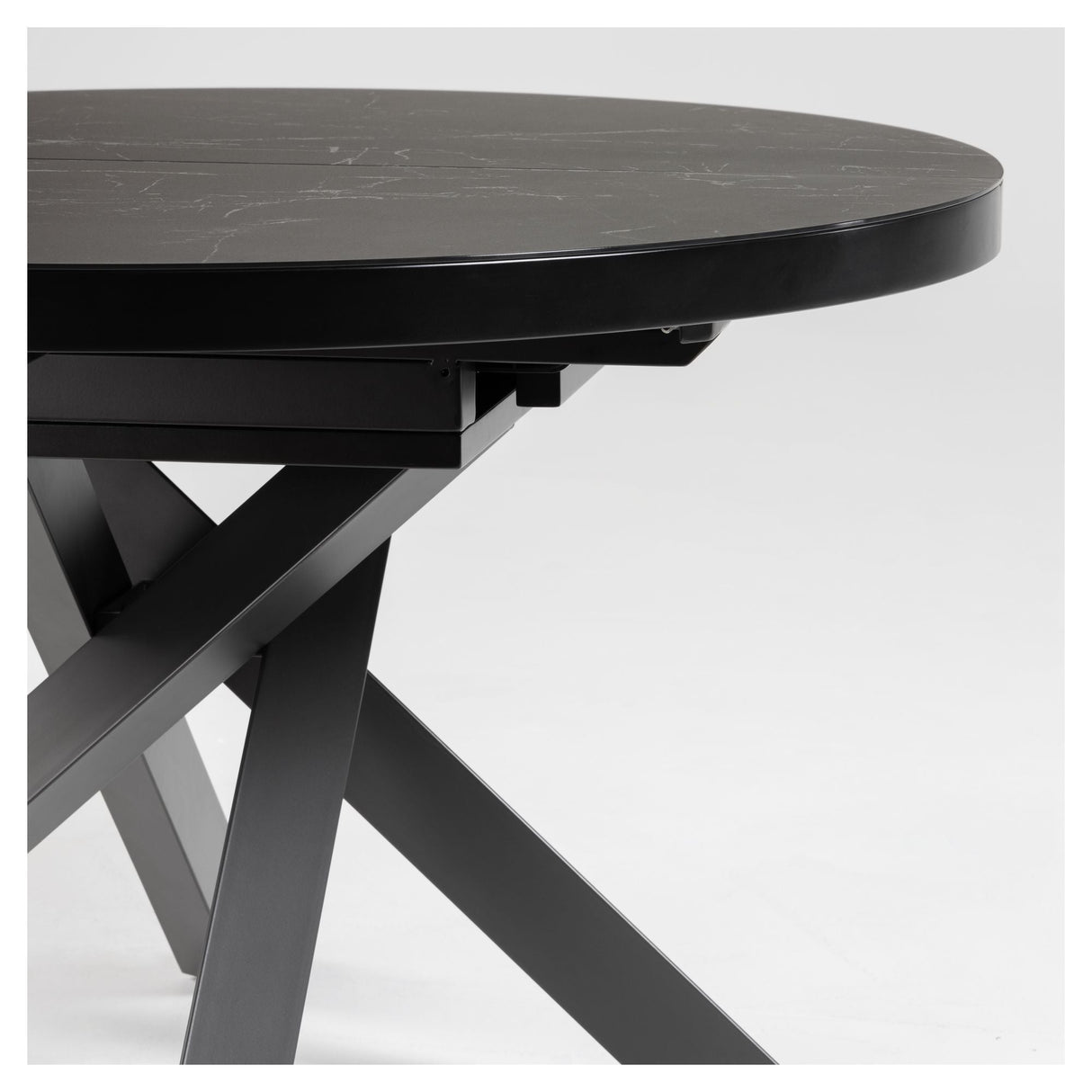 Vashti Dining table Gray, Ø120/Ø160