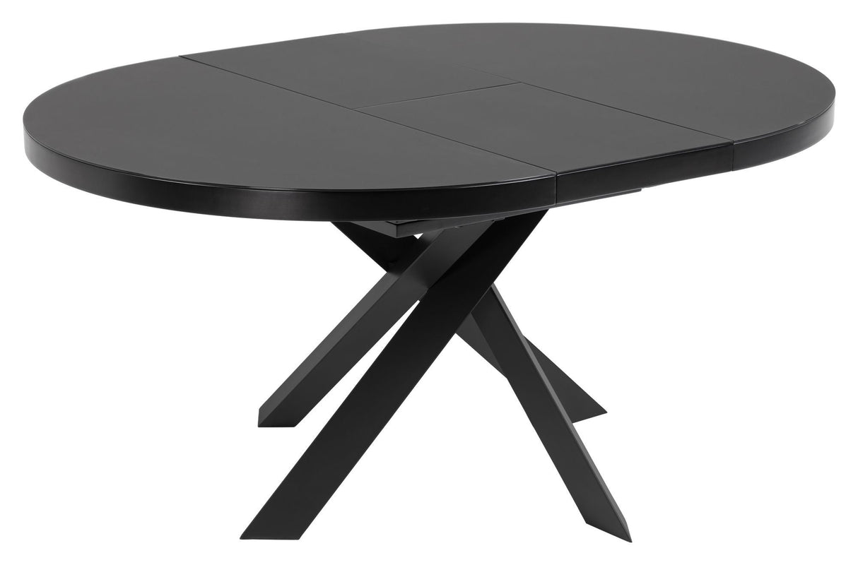 Vashti Dining table Black, Ø120/Ø160