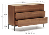 Vedrana Chest, Walnut Define, 110x75