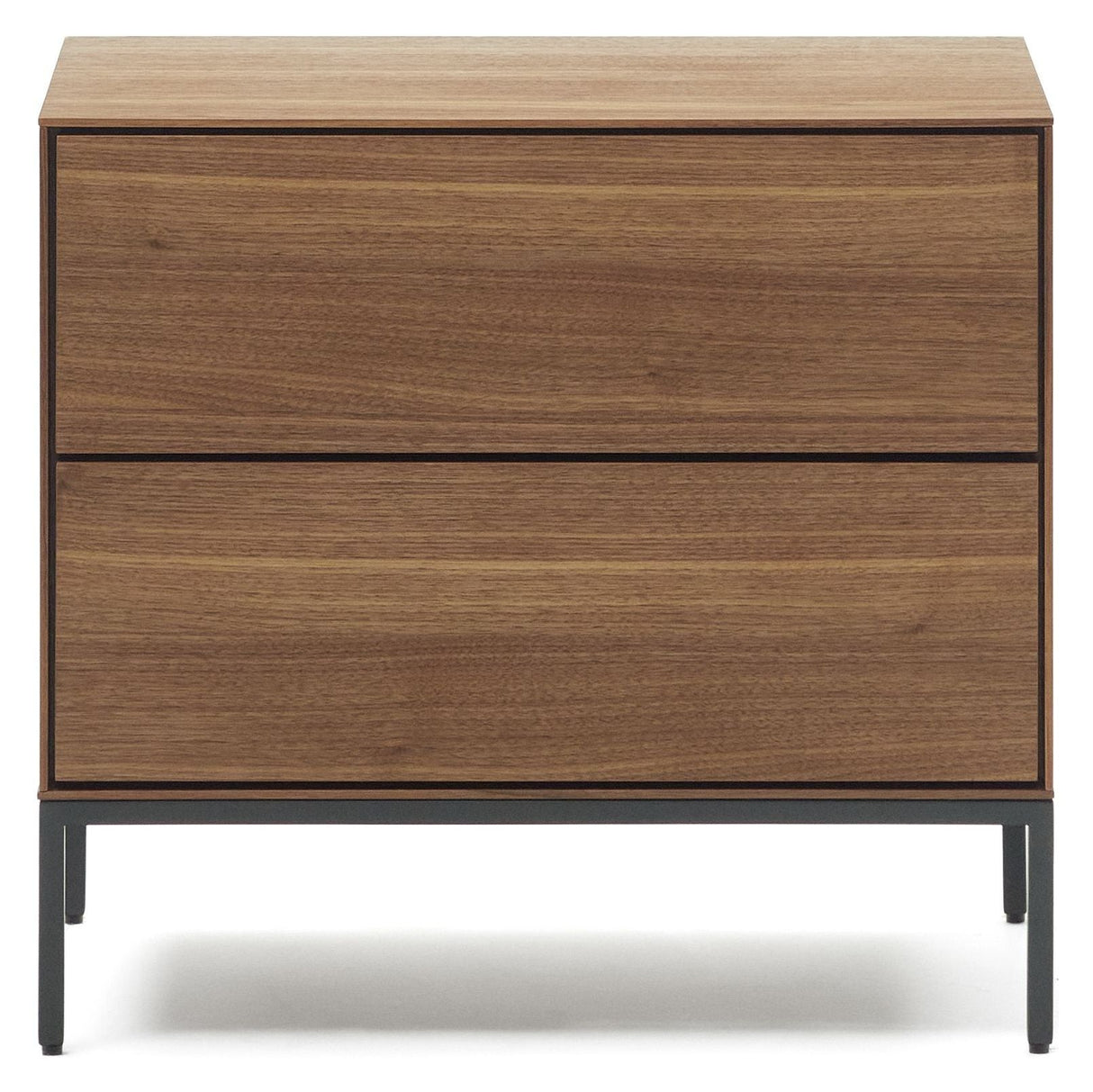 Vedrana Bedside Table, Walnut Define, 60x55