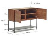 Vedrana Sideboard, Walnut Define, 97.5x80