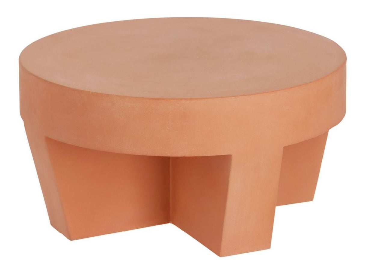 Kave Home Vilena Lounge Table Terracotta, Ø60