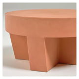 Kave Home Vilena Lounge Table Terracotta, Ø60