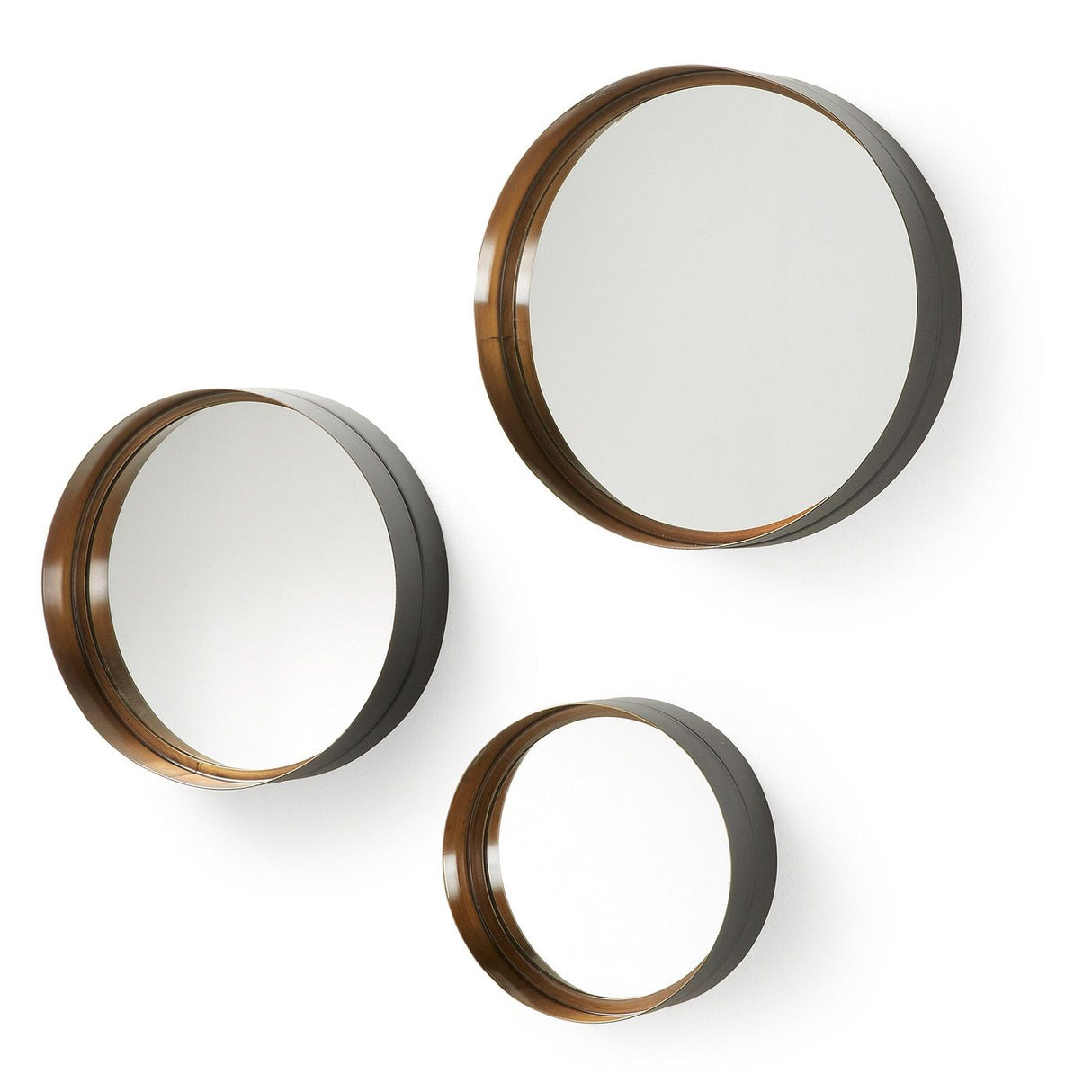 Wilson Mirror s/3 Brass Colored