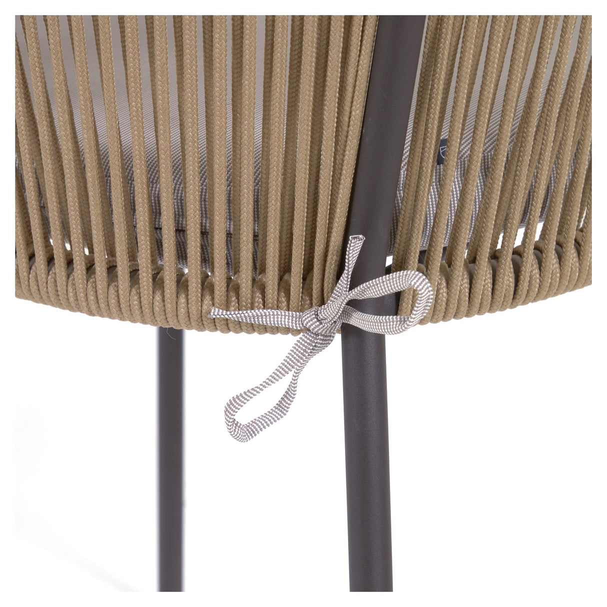 Yanet garden chair with rope, Beige