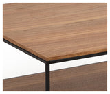 Yoana Coffee table 80x80, Walnut definer