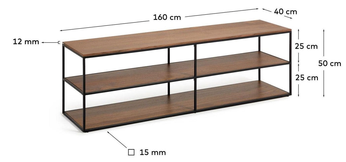 Yoana TV Table 160x40, Walnut