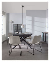 Yodalia Dining Table Gray, 130/190x100