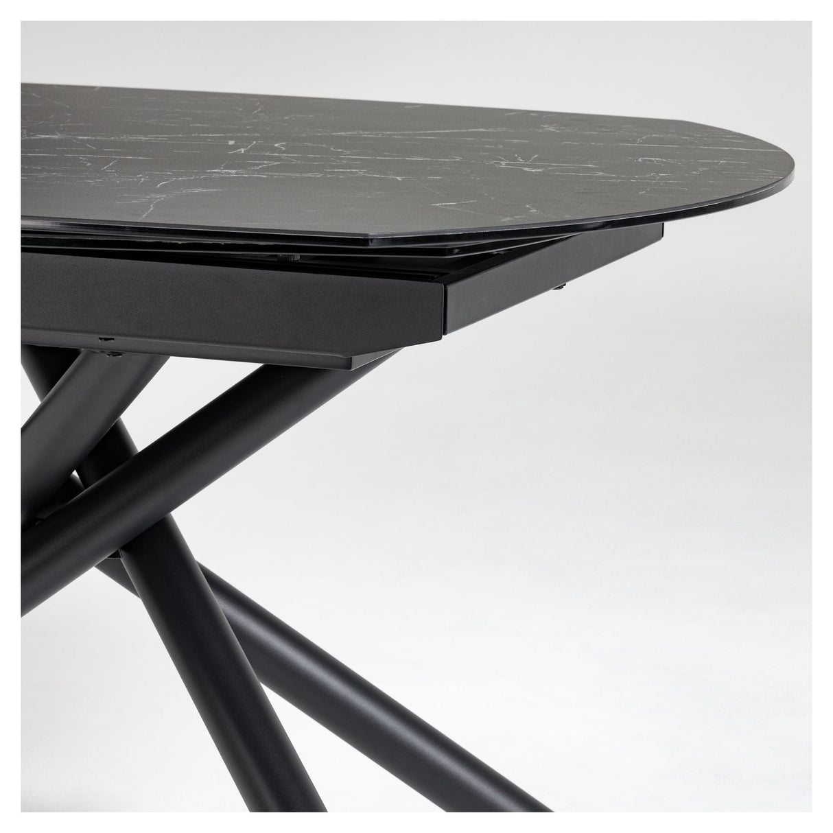 Yodalia Dining Table Gray, 130/190x100