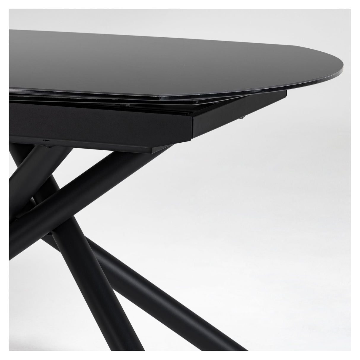 Yodalia Dining Table Black, 130/190x100