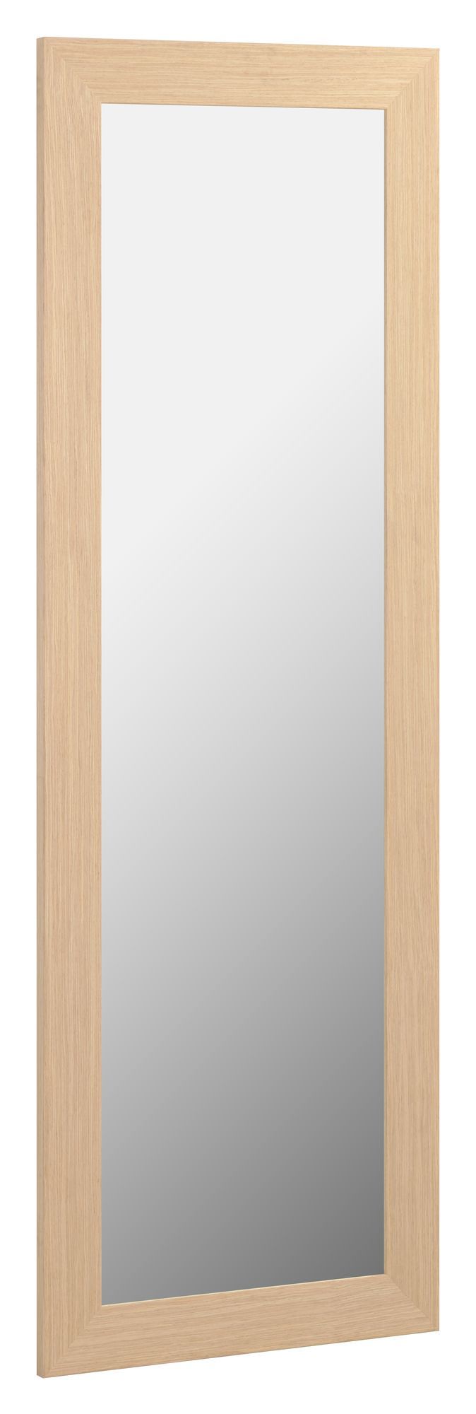 Yvaine Mirror w. wide frame Natural finish, 80,5x180,5