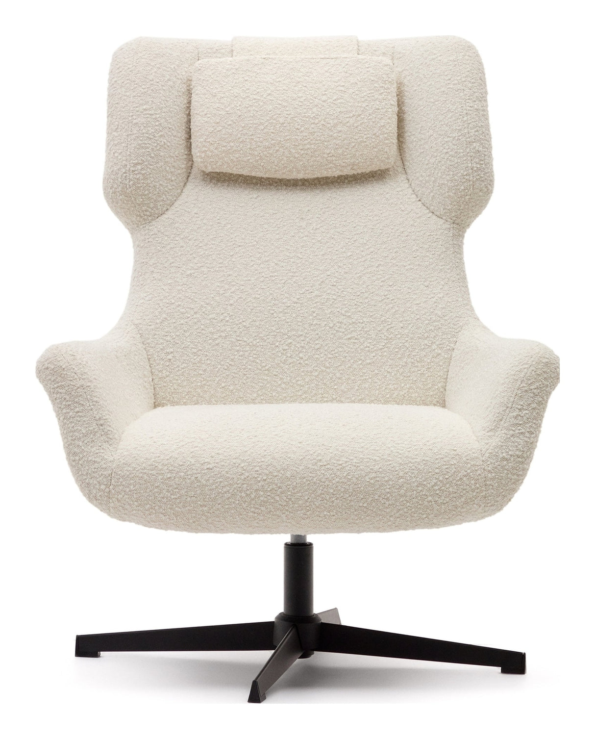 Zalina Armchair with turn, White Shearling