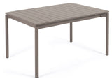 Zaltana Garden table with extension, 140/200x90, Mat Brown aluminum