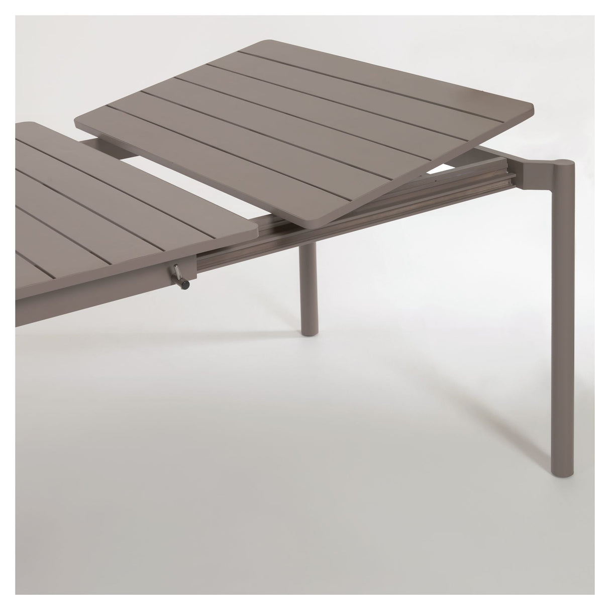 Zaltana Garden table with extension, 180/240x100, Mat brown alu