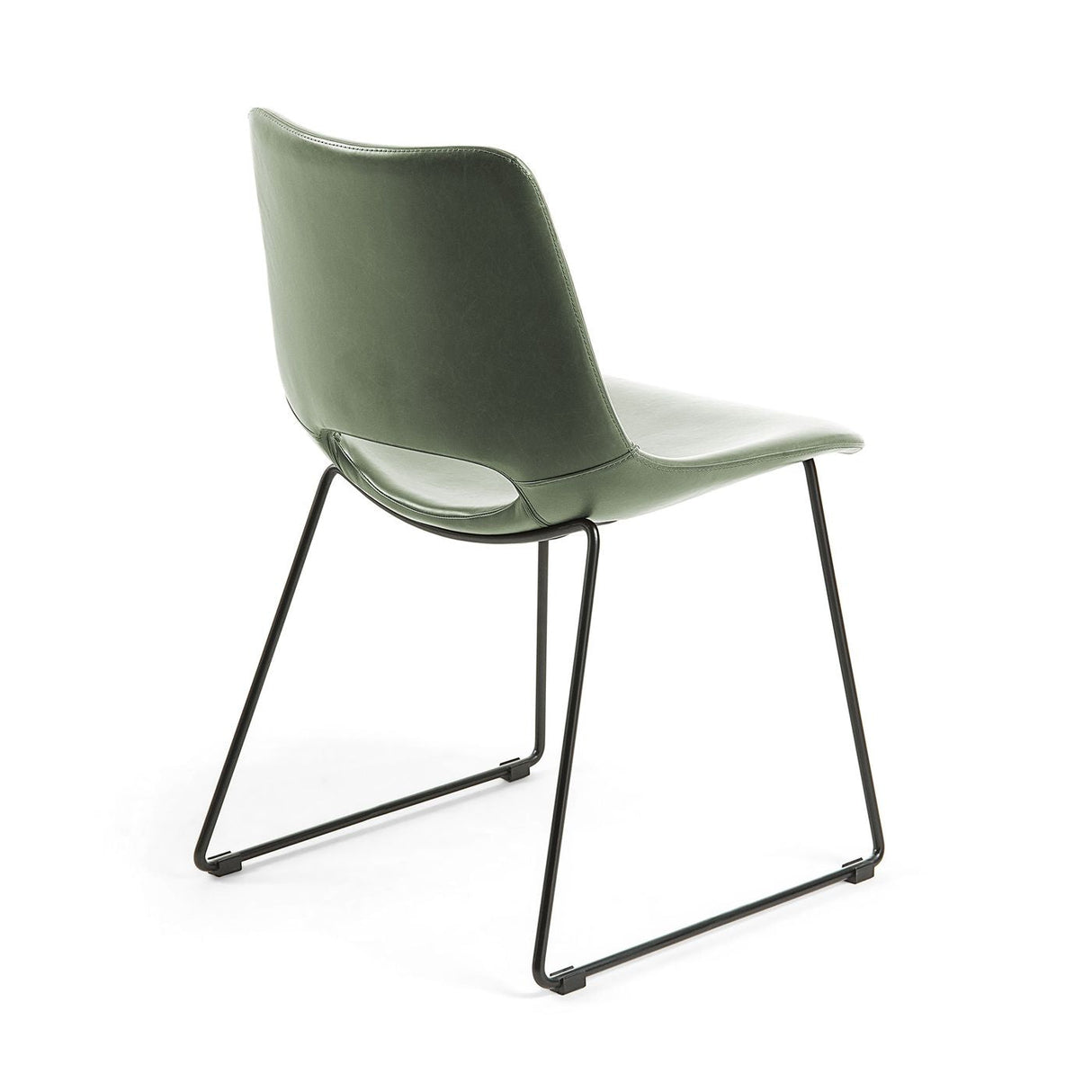 Ziggy Dining chair Green synthetic leather