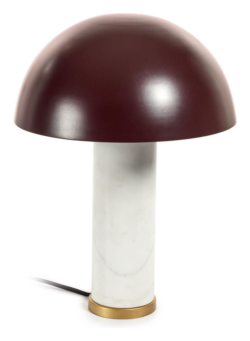 Zorione Table Lamp - White/Brown