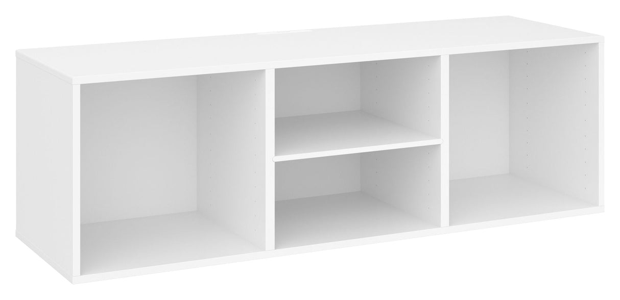 Keep AV Shelf with fixed shelf. Module 007, White