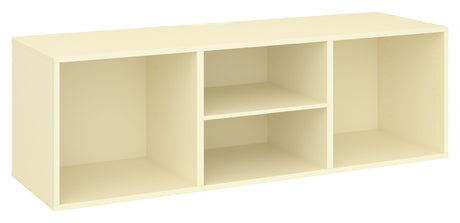 Keep AV Shelf with fixed shelf. Module 007, Light Yellow