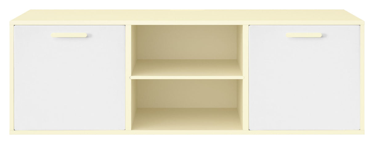 Keep AV Shelf with fixed shelf. Module 007, Light Yellow