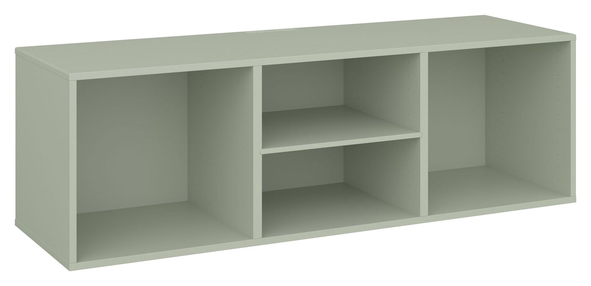 Keep, AV Shelf with fixed shelf. Module 007, Dusty Green