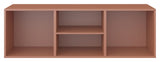 Keep AV Shelf with fixed shelf. Module 007, Terracotta