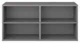 Keep Shelf with 2 fixed shelves. Module 002, Graphite