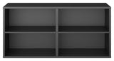 Keep Shelf with 2 fixed shelves. Module 002, Black