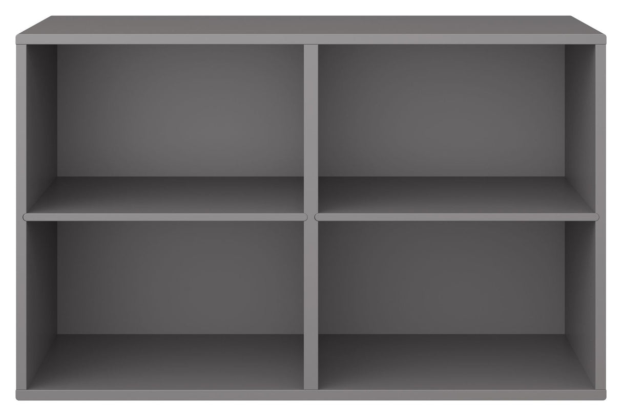 Keep Shelf with 2 fixed shelves. Module 004, Graphite