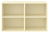 Keep Shelf with 2 fixed shelves. Module 004, Light Yellow