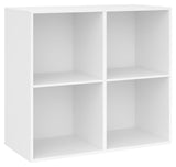 Keep Shelf with 2 fixed shelves. Module 006, White