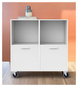 Keep Shelf with 2 fixed shelves. Module 006, White