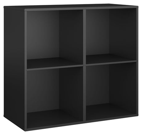 Keep Shelf with 2 fixed shelves. Module 006, Black