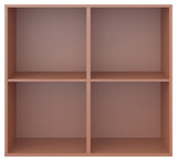 Keep Shelf with 2 fixed shelves. Module 006, Terracotta