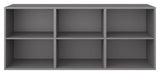 Keep Shelf with 3 fixed shelves. Module 005, Graphite