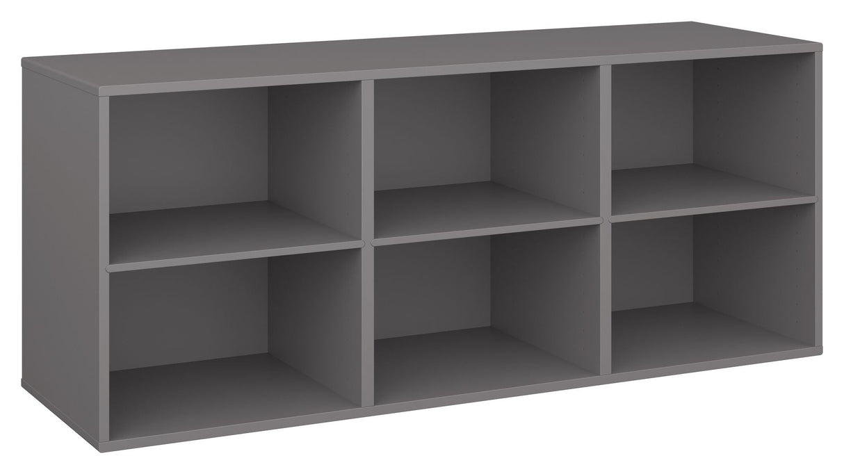 Keep Shelf with 3 fixed shelves. Module 005, Graphite