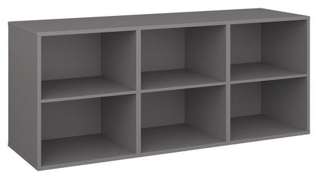 Keep Shelf with 3 fixed shelves. Module 005, Graphite