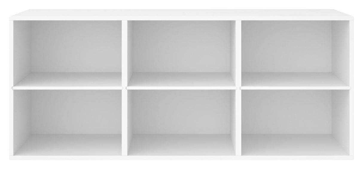 Keep Shelf with 3 fixed shelves. Module 005, White