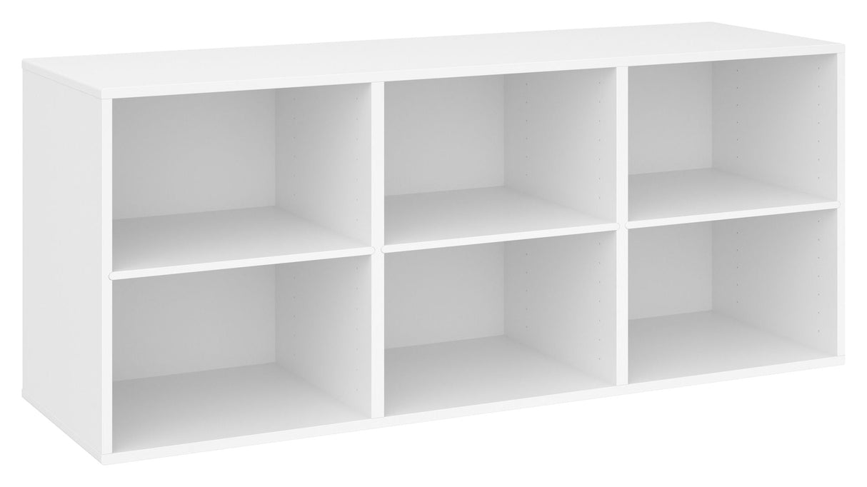 Keep Shelf with 3 fixed shelves. Module 005, White