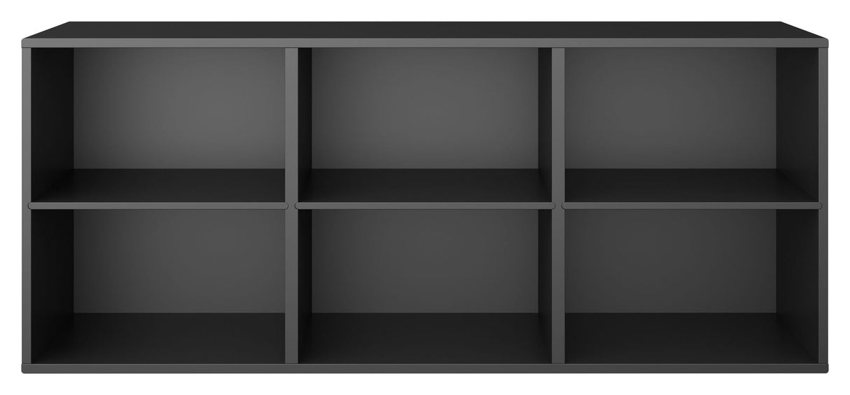 Keep Shelf with 3 fixed shelves. Module 005, Black