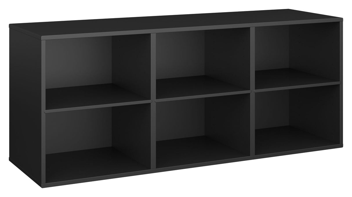 Keep Shelf with 3 fixed shelves. Module 005, Black