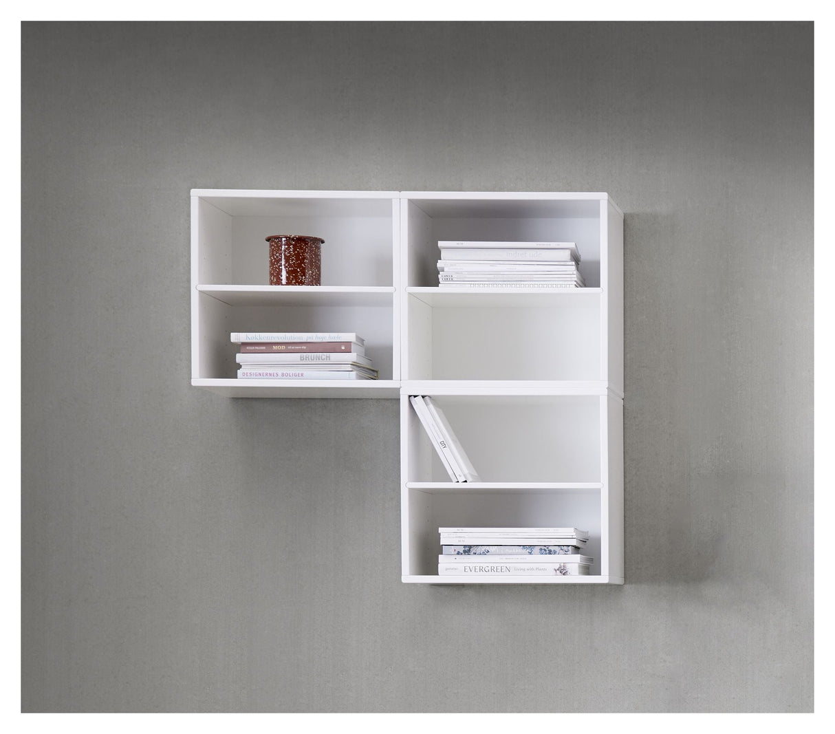 Keep Shelf with fixed shelf. Module 001, White